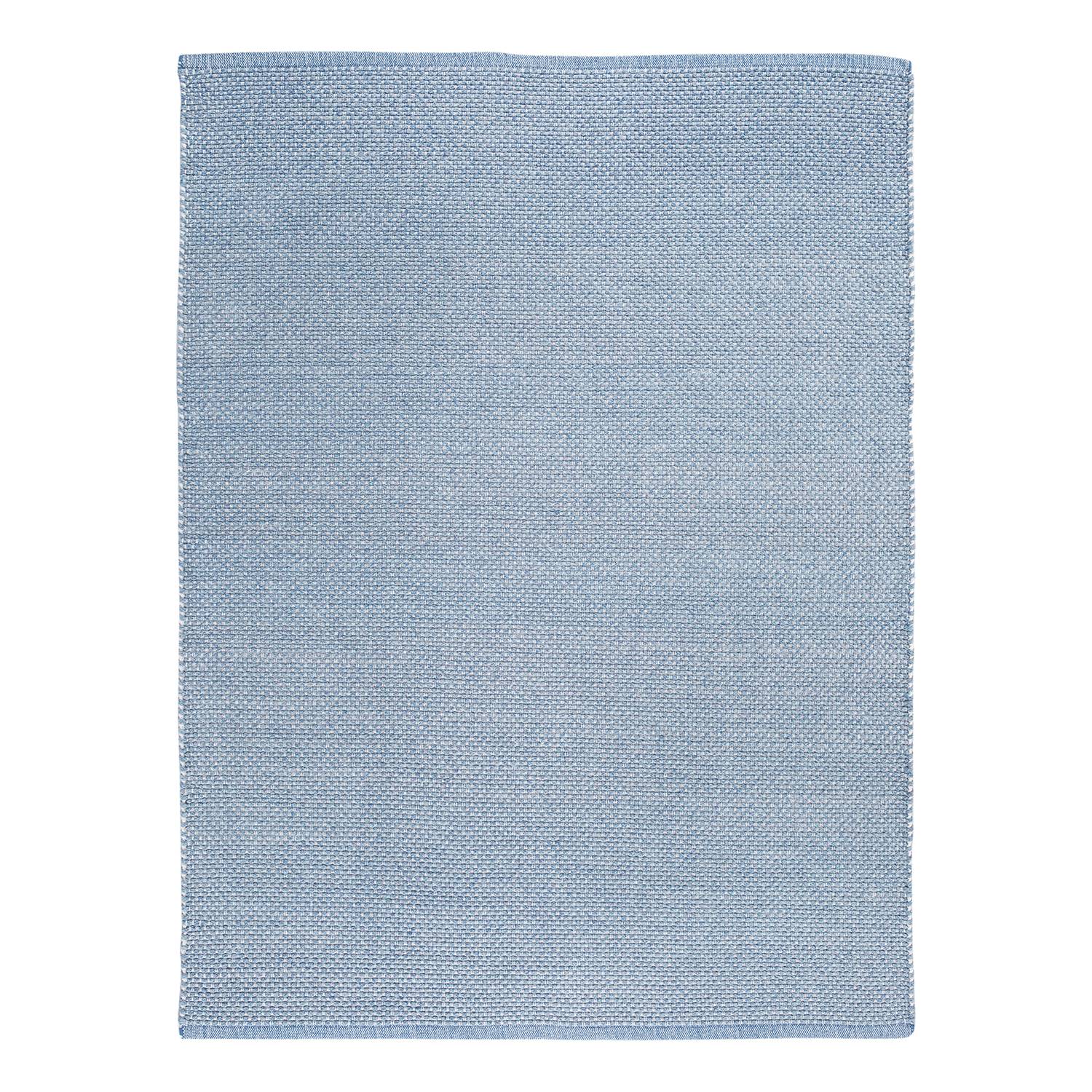 Wohnidee Wollteppich Wohnidee Liv Hellblau Rechteckig 160x230 cm (BxT) Baumwolle von Luxor living