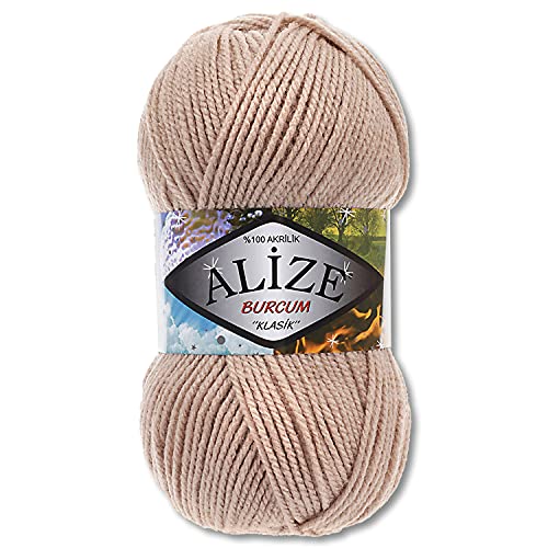 Alize 100 g Burcum Klasik Wolle (Beige (256)) von Wohnkult