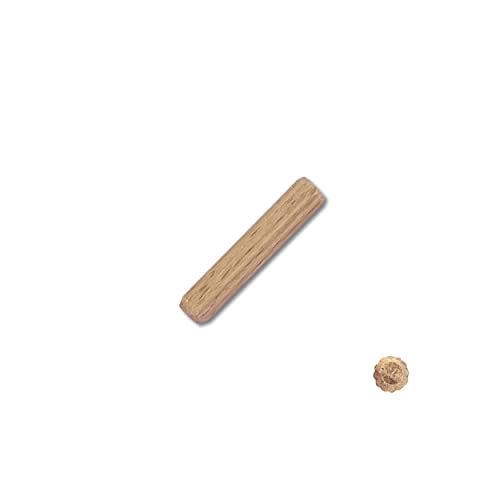 Kabus Holzdübel aus Buche Riffeldübel Holzstifte Möbelverbinder 12 verschiedene Größen Holzriffeldübel Verbindung Dübel aus Buche (25, Ø 6 mm | 30 mm) von Wohnkult