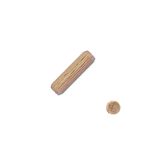Kabus Holzdübel aus Buche Riffeldübel Holzstifte Möbelverbinder 12 verschiedene Größen Holzriffeldübel Verbindung Dübel aus Buche (50, Ø 8 mm | 30 mm) von Wohnkult