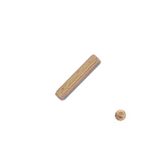 Kabus Holzdübel aus Buche Riffeldübel Holzstifte Möbelverbinder 12 verschiedene Größen Holzriffeldübel Verbindung Dübel aus Buche (50, Ø 6 mm | 30 mm) von Wohnkult