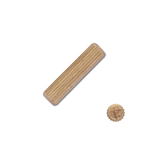 Kabus Holzdübel aus Buche Riffeldübel Holzstifte Möbelverbinder 12 verschiedene Größen Holzriffeldübel Verbindung Dübel aus Buche (500, Ø 10 mm | 40 mm) von Wohnkult