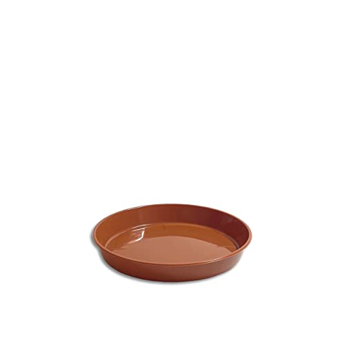 Untersetzer für Blumentopf Pflanztopf rund Kunststoff Terracotta 9 verschiedene Größen zur Auswahl (Ø 15 cm) von Wohnkult
