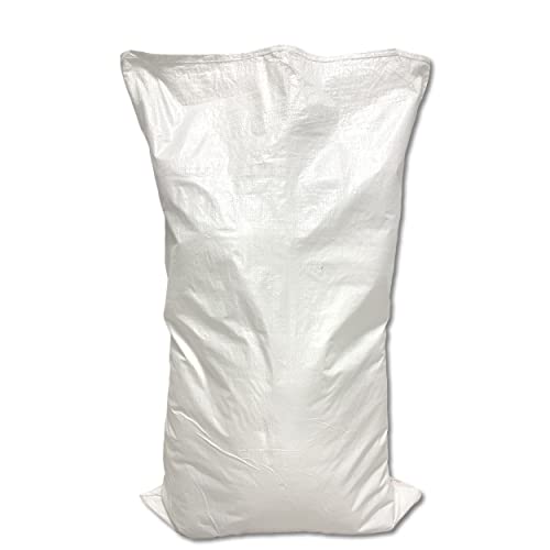 Wohnkult 10 x Gewebesack Gewebesäcke Sandsack Laubsack Getreidesack PP 6 Größen 3 Farben (65 x 105 cm | weiß) von Wohnkult