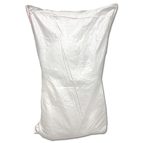 Wohnkult 10 x Gewebesack Gewebesäcke Sandsack Laubsack Getreidesack PP 6 Größen 3 Farben (80 x 125 cm | weiß) von Wohnkult