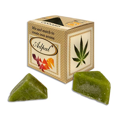 Wohnkult Duftwachs 8 Stück je Packung 30 Düfte Aroma Schmelzwachs Wax Aromatic Duftkerze (Cannabis) von Wohnkult