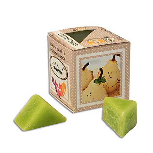 Wohnkult Duftwachs 8 Stück je Packung 30 Düfte Aroma Schmelzwachs Wax Aromatic Duftkerze (Cremige Birne) von Wohnkult