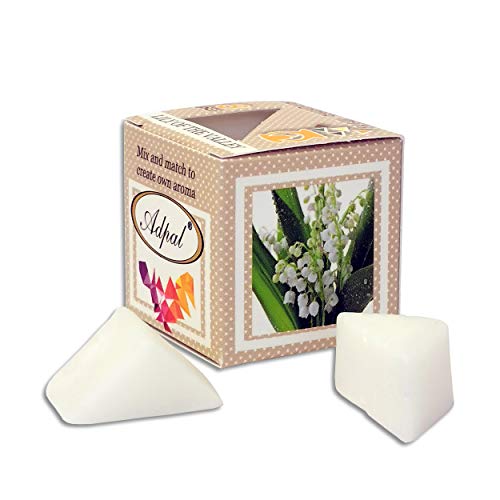 Wohnkult Duftwachs 8 Stück je Packung 30 Düfte Aroma Schmelzwachs Wax Aromatic Duftkerze (Maiglöckchen) von Wohnkult