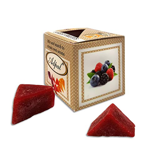 Wohnkult Duftwachs 8 Stück je Packung 30 Düfte Aroma Schmelzwachs Wax Aromatic Duftkerze (Waldbeere) von Wohnkult