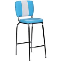 WOHNLING Barhocker WL1.720 American Diner blau von Wohnling