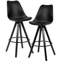 WOHNLING Barhocker WL6.126 Kunstleder schwarz von Wohnling