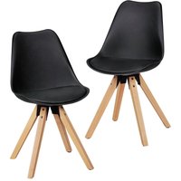 WOHNLING Esszimmerstuhl WL5.022 schwarz von Wohnling