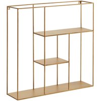 WOHNLING Wandregal WL6.668 gold von Wohnling