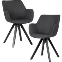 2er Set Esszimmerstuhl 85 x 64 x 58 cm Schwarz 2er Set Esszimmerstuhl 85 x 64 x 58 cm Schwarz von Wohnling
