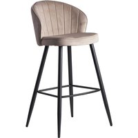 Barhocker 103 x 56 x 53 cm Beige von Wohnling