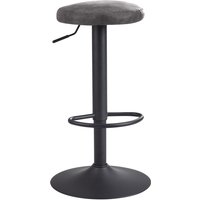 Barhocker 79 x 40 x 40 cm Grau von Wohnling