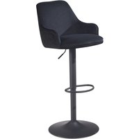 Barhocker Samt Schwarz Hocker Küchenhocker Bistrohocker Barstuhl Modern Barhocker Samt Schwarz Hocker Küchenhocker Bistrohocker Barstuhl Modern von Wohnling