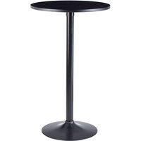 Bartisch 60 x 60 x 100 cm Schwarz von Wohnling