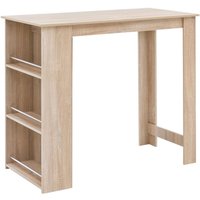 Bartisch Eiche Sonoma Nachbildung Holzwerkstoff B/H/T: ca. 120x107,5x60 cm Bartisch Eiche Sonoma Nachbildung Holzwerkstoff B/H/T: ca. 120x107,5x60 cm von Wohnling