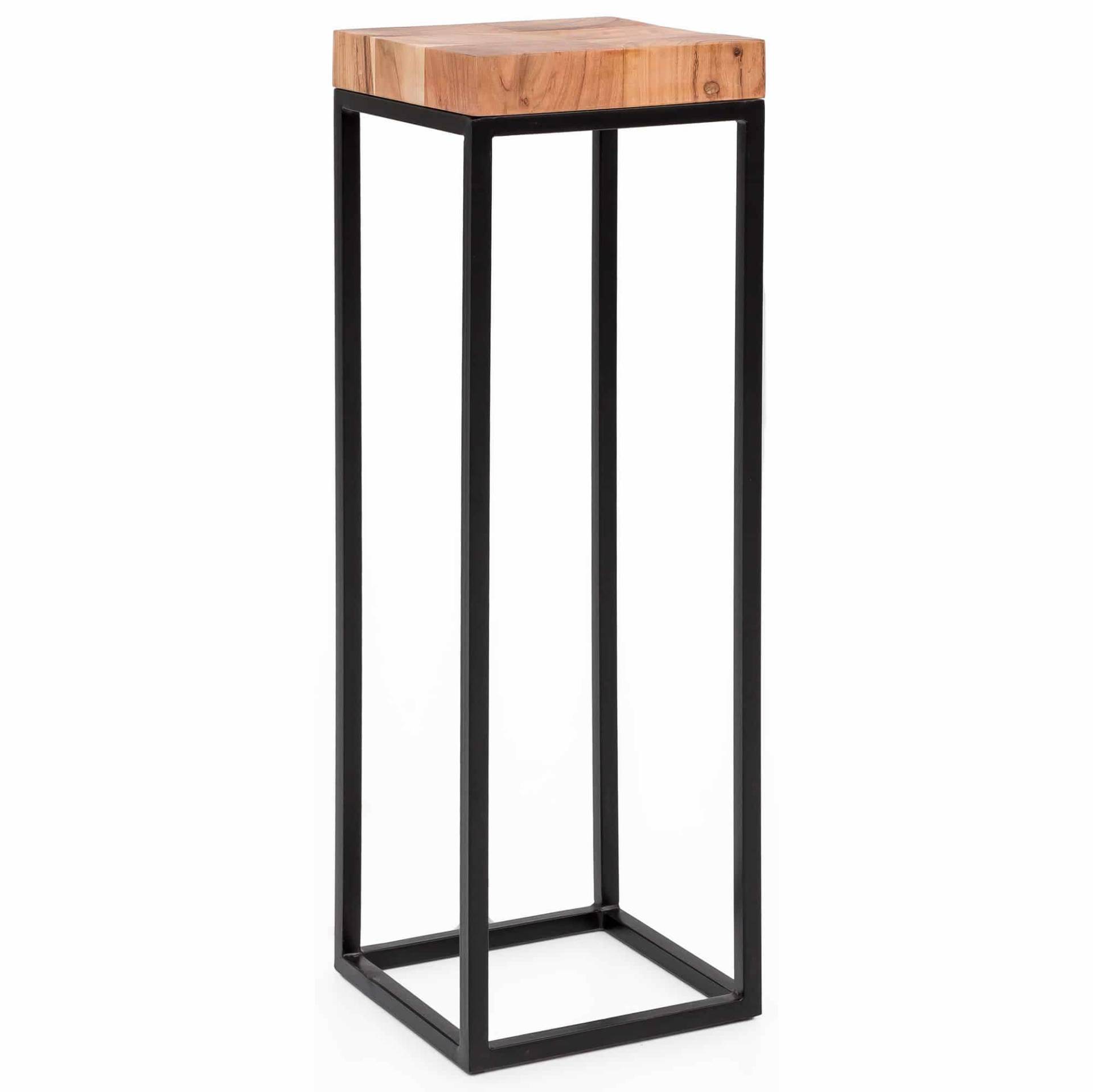 Beistelltisch 30 x 97 x 30 cm WL5.654 Akazie Metall Anstelltisch Hoch Beistelltisch 30 x 97 x 30 cm WL5.654 Akazie Metall Anstelltisch Hoch von Wohnling
