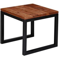 Beistelltisch 45 x 45 x 40 cm Braun von Wohnling
