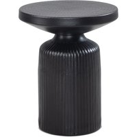 Beistelltisch Metall Schwarz Sofatisch 40x40x50 cm Wohnzimmertisch Rund Hammerschlag Beistelltisch Metall Schwarz Sofatisch 40x40x50 cm Wohnzimmertisch Rund Hammerschlag von Wohnling
