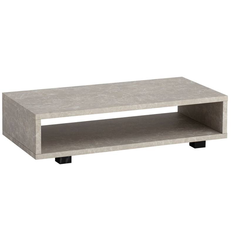 Couchtisch 100x50x25cm Sandfarben Stein-Optik Rechteckig mit Stauraum Modern Couchtisch 100x50x25cm Sandfarben Stein-Optik Rechteckig mit Stauraum Modern von Wohnling