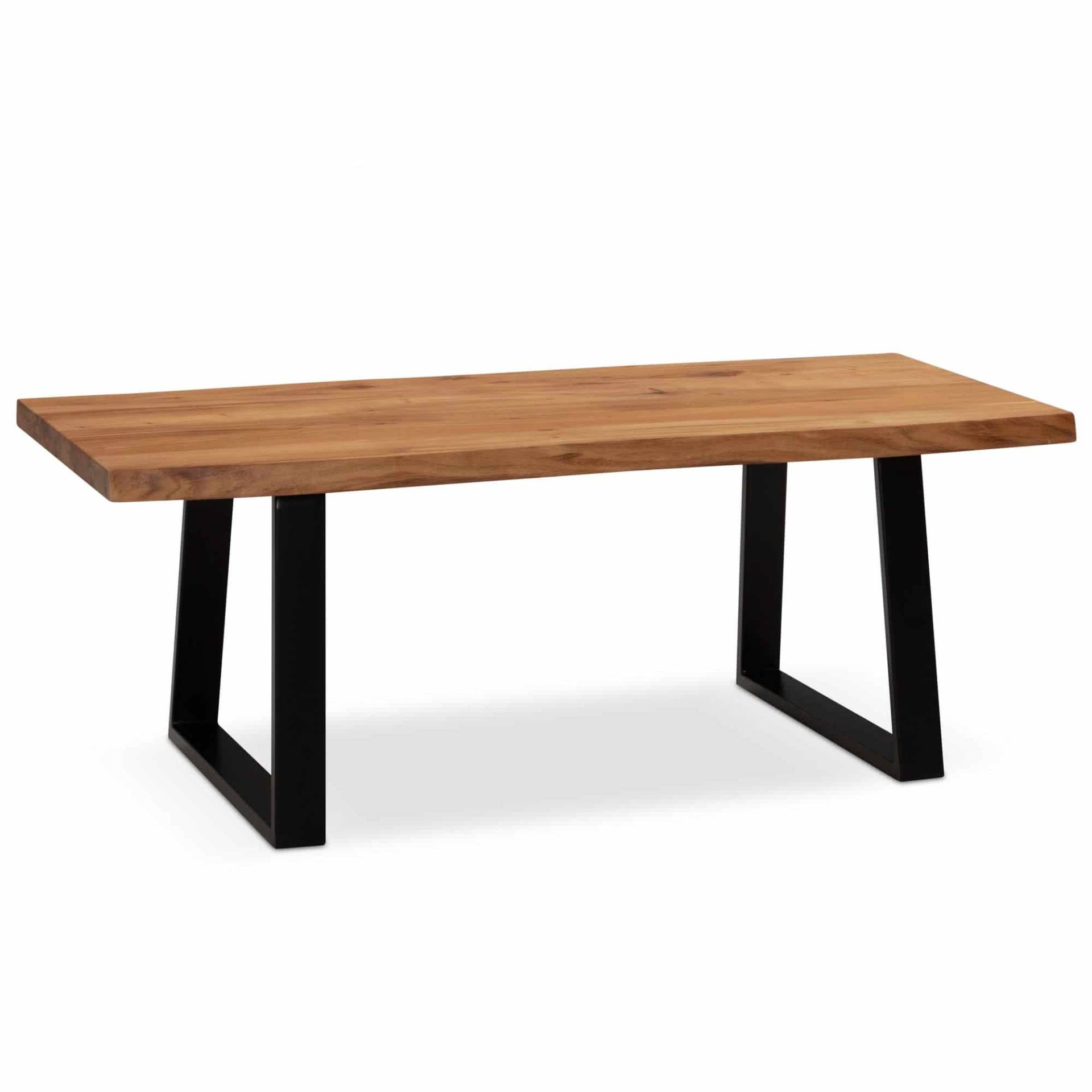 Couchtisch 120x60x46 cm Akazie Massivholz / Metall Baumkante Couchtisch 120x60x46 cm Akazie Massivholz / Metall Baumkante von Wohnling