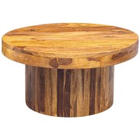 Couchtisch 60 x 60 x 30 cm Sheesham von Wohnling
