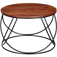 Couchtisch 60 x 60 x 40 cm Braun von Wohnling