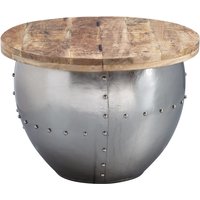 Couchtisch 60 x 60 x 43 cm Silbern von Wohnling