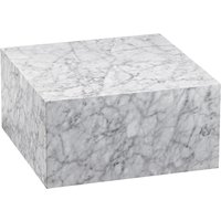 Couchtisch 60x30x60 cm Marmor Optik Weiß von Wohnling
