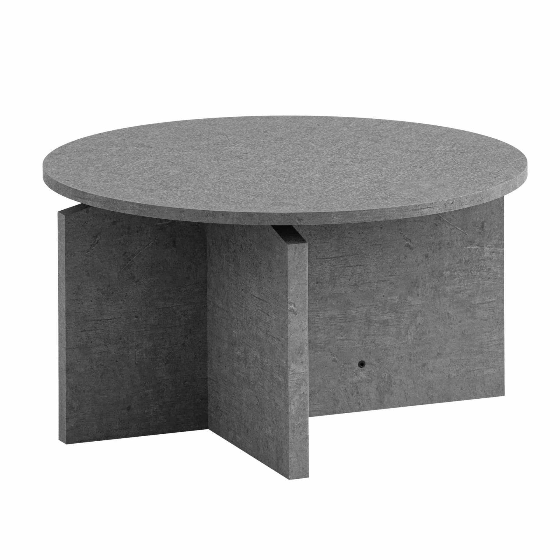 Couchtisch 60x60x33 cm Grau Sofatisch in Beton-Optik Modern Couchtisch 60x60x33 cm Grau Sofatisch in Beton-Optik Modern von Wohnling