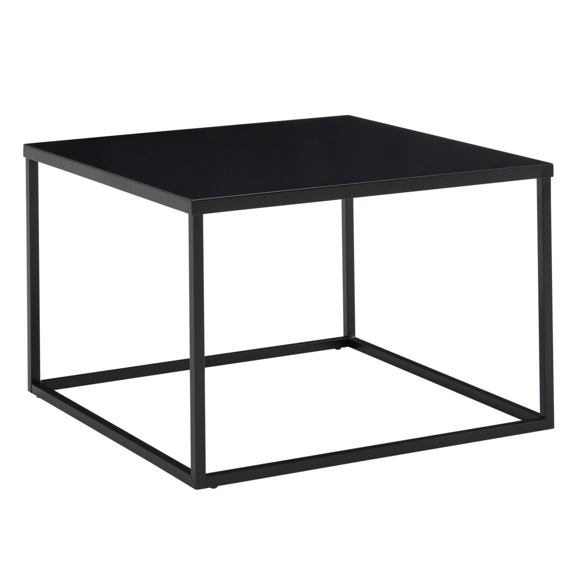 Couchtisch 60x60x40cm Metall Schwarz Industrial Wohnzimmertisch Quadratisch Couchtisch 60x60x40cm Metall Schwarz Industrial Wohnzimmertisch Quadratisch von Wohnling