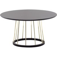 Couchtisch 80x80x42 cm Schwarz Gold von Wohnling