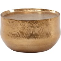 Couchtisch Aluminium 60x60x35 cm Gold von Wohnling