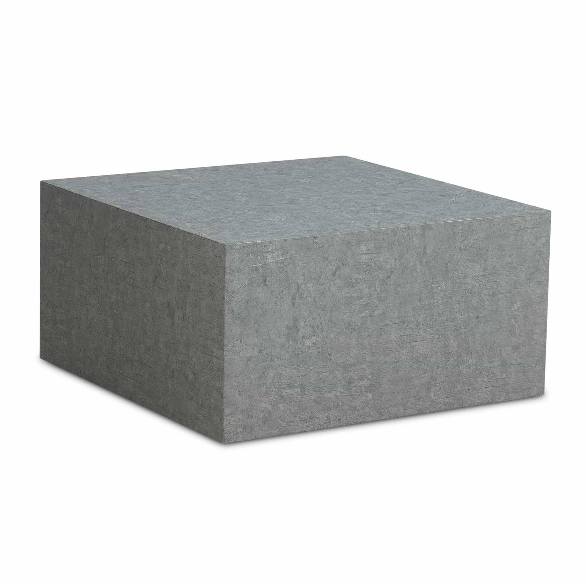 Couchtisch MONOBLOC 60x60x30 cm in Beton-Optik Grau Couchtisch MONOBLOC 60x60x30 cm in Beton-Optik Grau von Wohnling