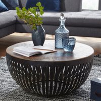 Couchtisch NISHA 70x33x70 cm Holz / Metall von Wohnling