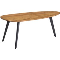 Couchtisch Nierenform 110 x 60 x 45 cm Braun von Wohnling