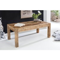 Couchtisch RUSTICA 110 x 60 x 47 cm Massiv-Holz Mango von Wohnling