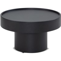 Couchtisch Sofatisch Pilzform Metall Schwarz 60x60x36 cm Wohnzimmertisch Kaffeetisch Rund von Wohnling