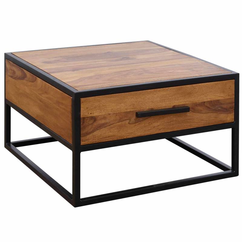 Couchtisch WL5.623 Massivholz / Metall Sofatisch 65x38x65cm von Wohnling