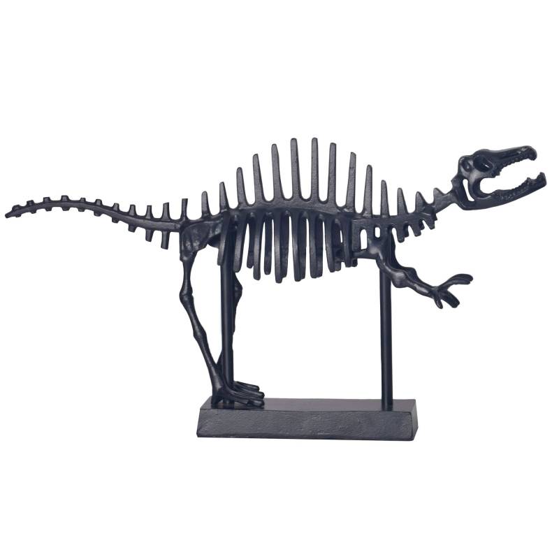 Dekofigur T-Rex Aluminium Schwarz 62cm mit Sockel Modernes Wohnaccessoire Dekofigur T-Rex Aluminium Schwarz 62cm mit Sockel Modernes Wohnaccessoire von Wohnling