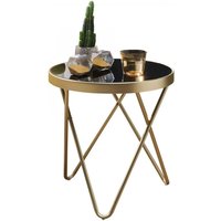 Design Beistelltisch DANA 42x46x42cm Schwarz von Wohnling