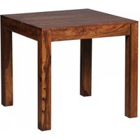 Design Esstisch quadratisch Massiv 80 x 80 cm Sheesham Massivholz von Wohnling