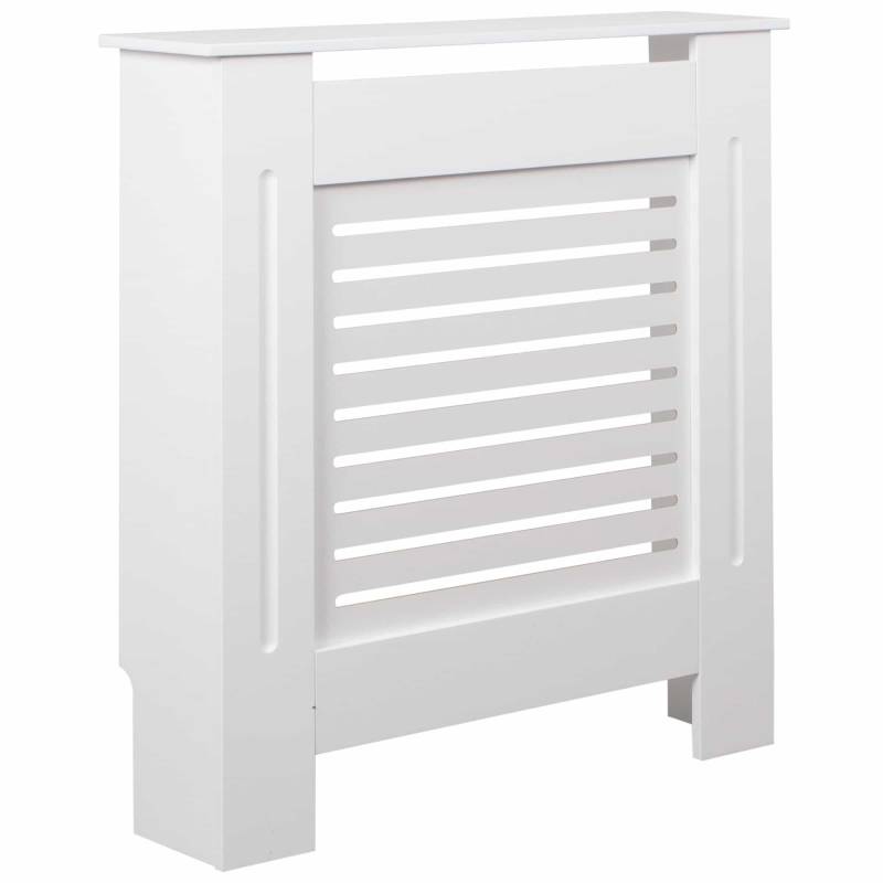 Design Heizkörperverkleidung WL5.744 Weiß Matt Lackiert 78x82x19 cm von Wohnling