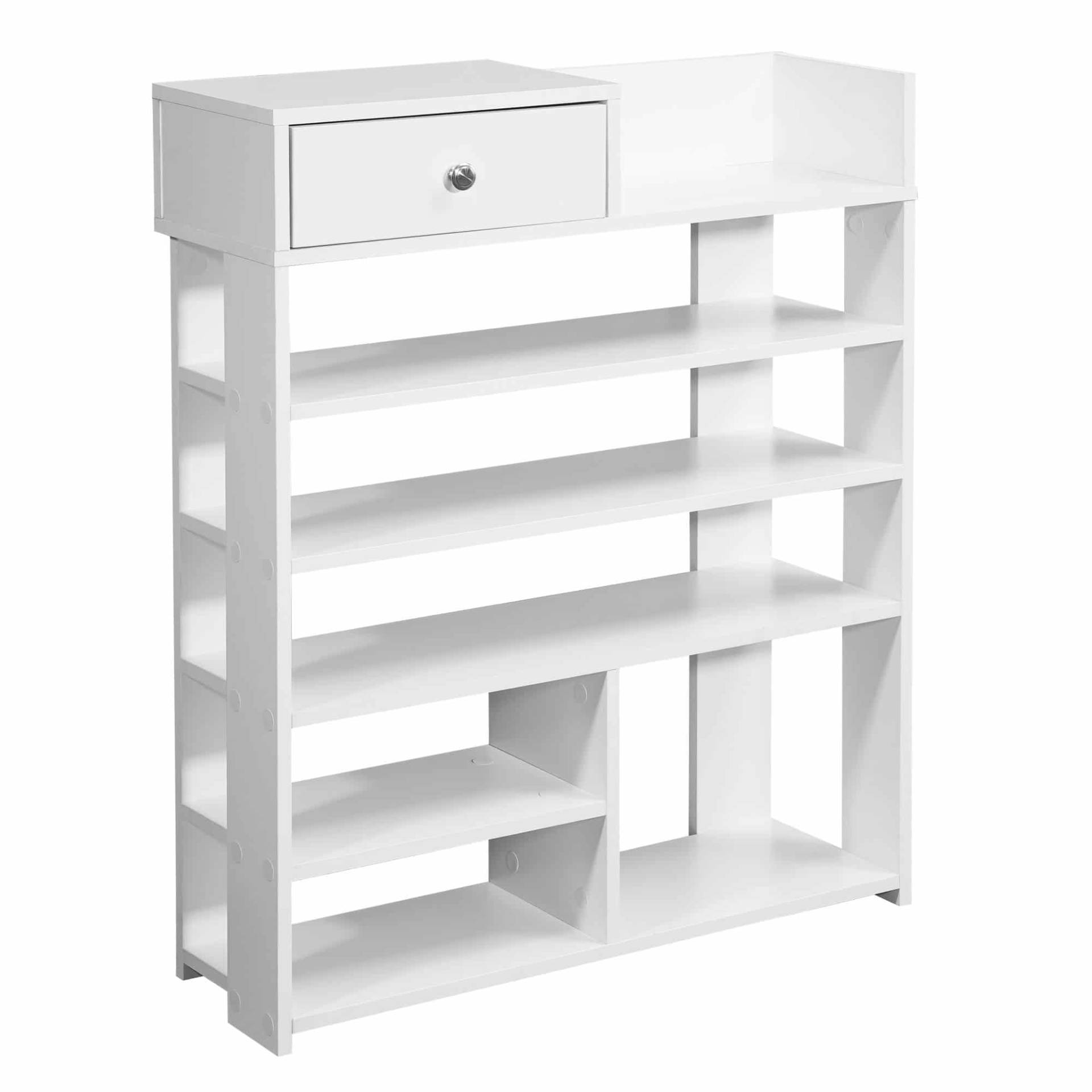 Design Schuhregal 75 x 92,5 x 24 cm Flurregal Weiß Design Schuhregal 75 x 92,5 x 24 cm Flurregal Weiß von Wohnling