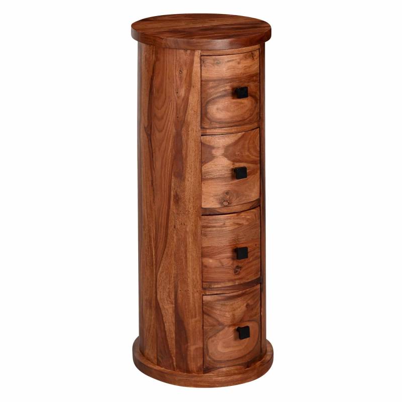 Design Sideboard Sheesham Massivholz 35x85x35 cm von Wohnling