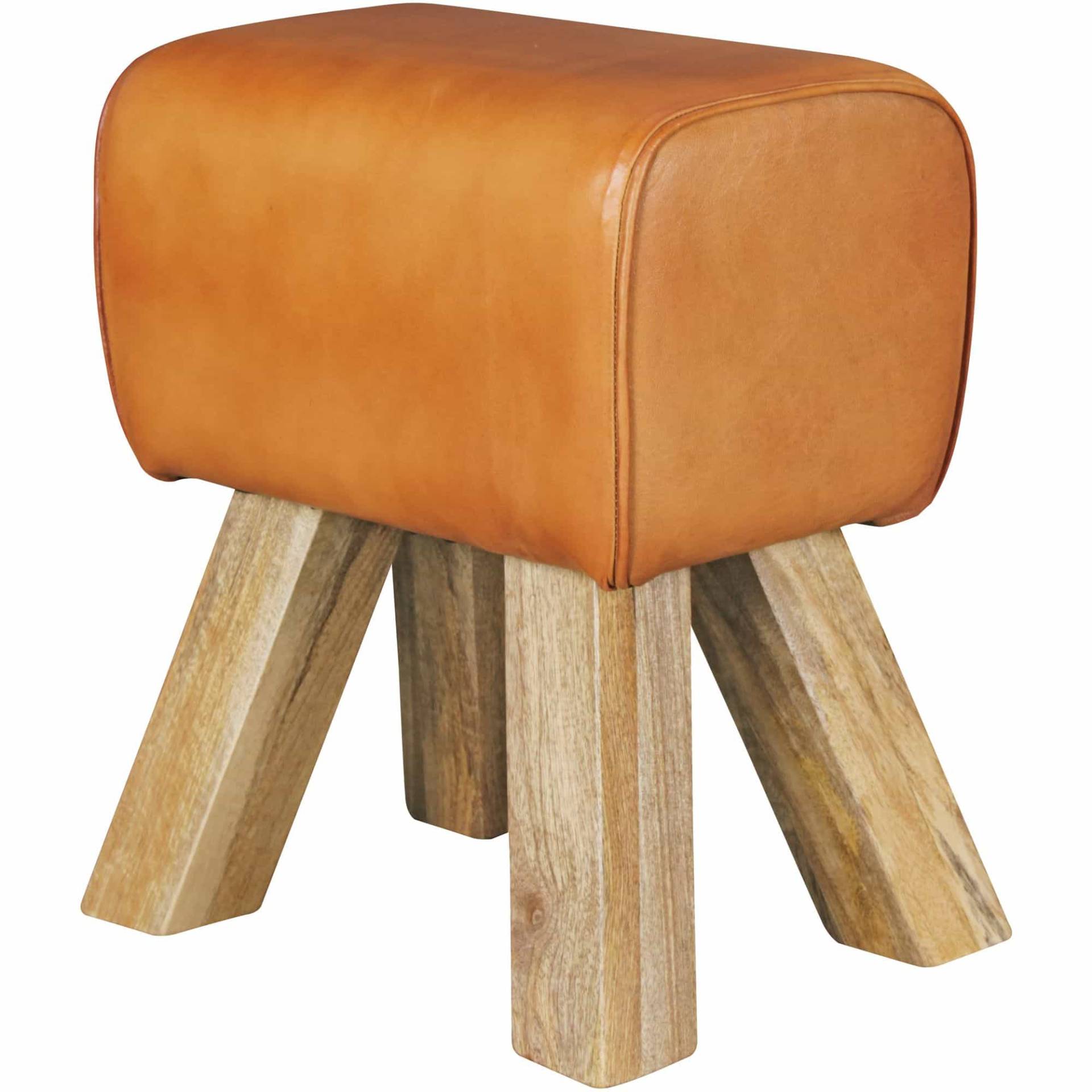 Design Turnbock Sitzhocker Braun 40 x 30 x 47 cm Design Turnbock Sitzhocker Braun 40 x 30 x 47 cm von Wohnling