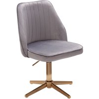 Drehstuhl 100 x 47 x 46 cm Grau von Wohnling